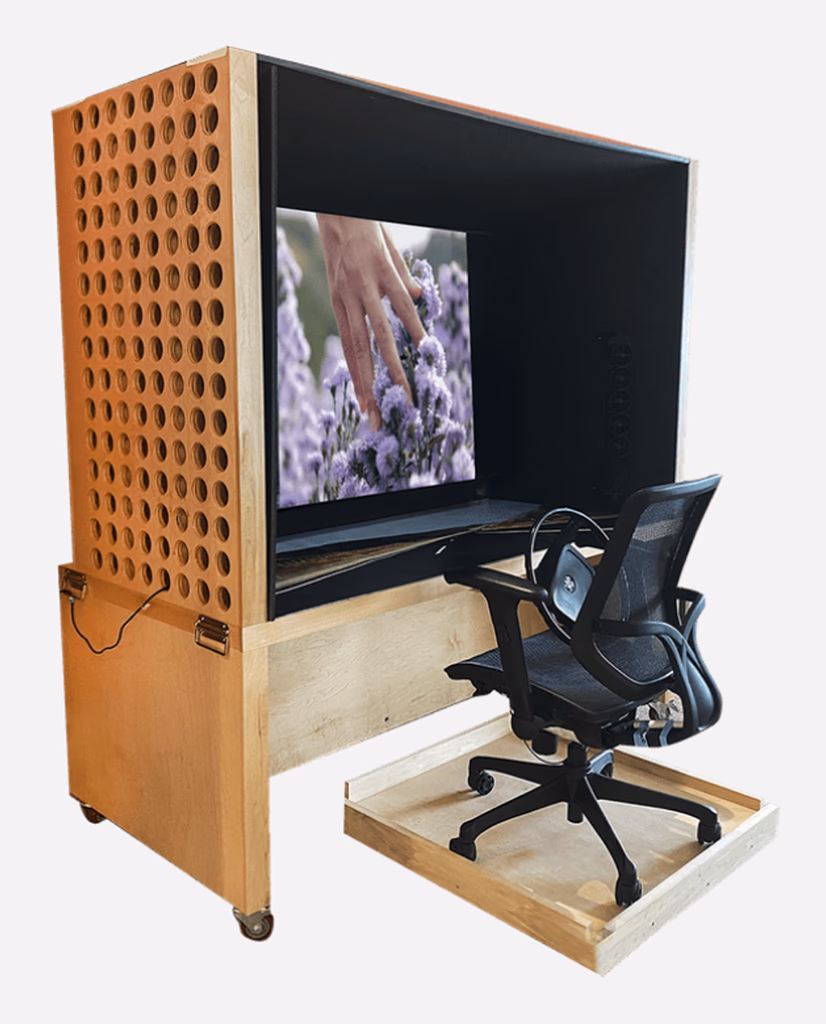 Original haptics platform under chair